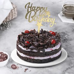 Fresh-Baked Velvet Black forest Cake Treat