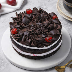 Alternative view of Fresh-Baked Velvet Black forest Cake Treat