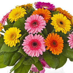 Alternative view of Romantic Flowers Of Paradise Gerberas Vase Bouquet