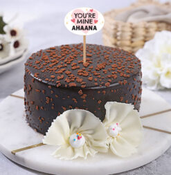 Alternative view of Delicate Chocolate Cake with Cream Layers