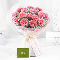 Alternative view of Charming Pastel Carnations Bouquet Posy