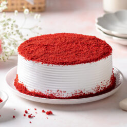 Rustic Golden Red velvet Cake