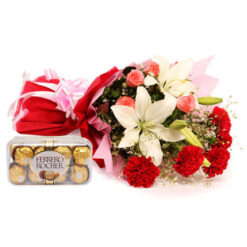 Vibrant Sweetest Of All Bloom Set Bouquet
