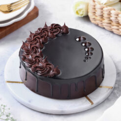Heavenly Swirl Chocolate Cake