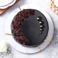 Alternative view of Heavenly Swirl Chocolate Cake