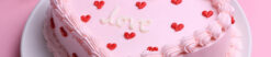 Alternative view of Romantic Blush Chocolate Cake