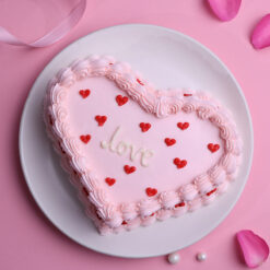 Romantic Blush Chocolate Cake