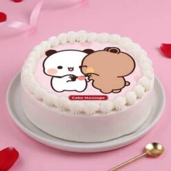Delicious Bubu Dudu Heart Cake