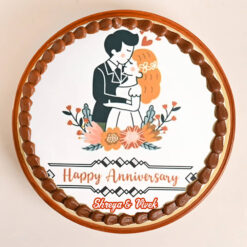 Alternative view of Chocolate Printed Cake