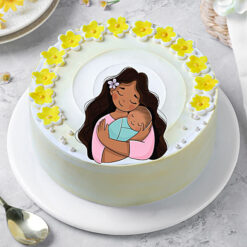 Shimmered Butterscotch Cake