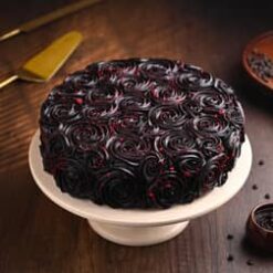 Dark Chocolate Red Velvet Layer Cake