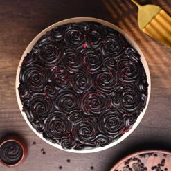 Dark Chocolate Red Velvet Layer Cake