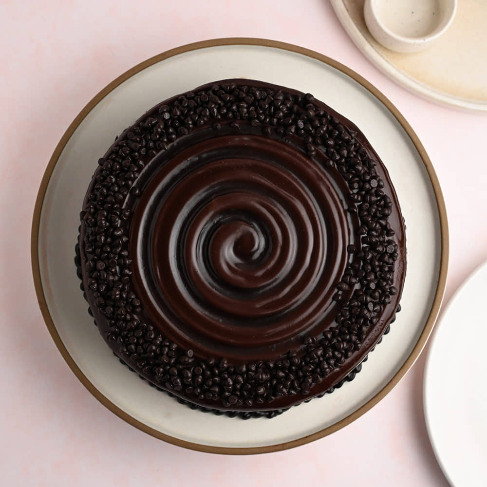 Fudgy Chocolate Truffle Cake