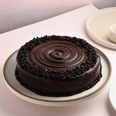 Fudgy Chocolate Truffle Cake