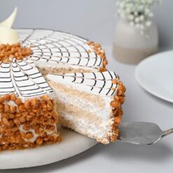 Alternative view of Round Butterscotch Cream Cake