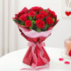 Romantic Red Rose Vase