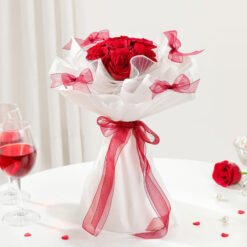 Alternative view of Elegant Red Rose Arrangement
