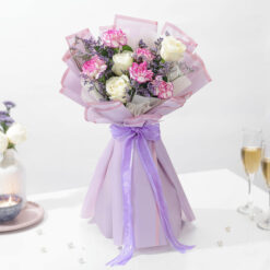 Soft White Rose Arrangement