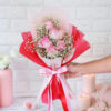 Radiant Pink Rose Vase