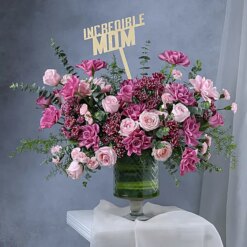 Lush Rosey Embrace For Incredible Mom