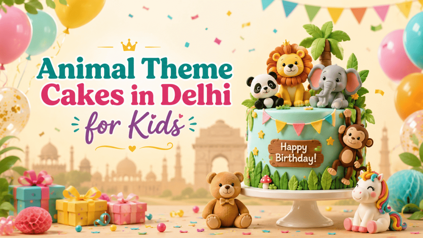 animal theme cakes in delhi