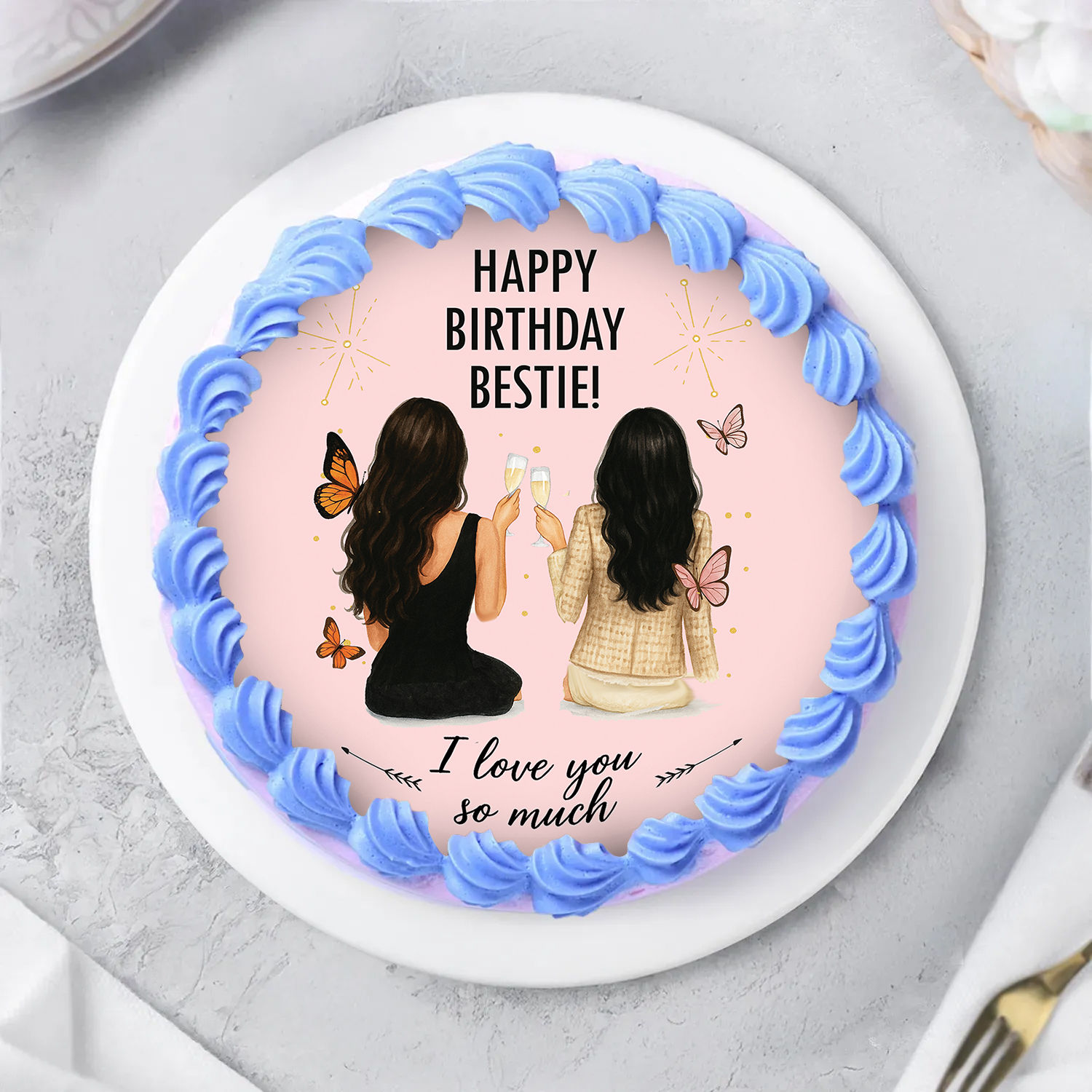 Bestie Birthday Bento Cake