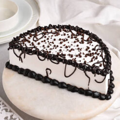 Black Forest Half Cake With Whipped Cream
