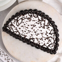 Black Forest Half Cake With Whipped Cream