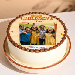 Children's Day Photo Cake