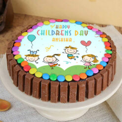 Children's Kitkat Printed Cake