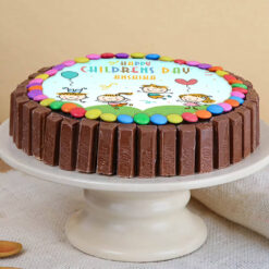 Children's Kitkat Printed Cake