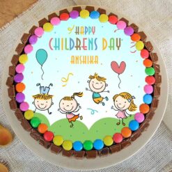 Children's Kitkat Printed Cake