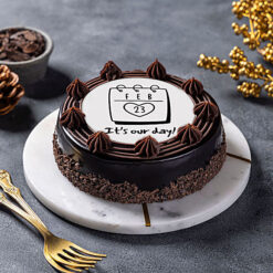 Chocolate Bento Cake For Birthday