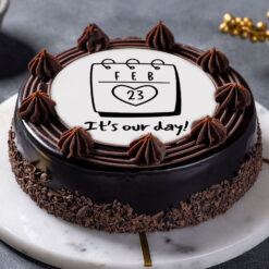 Chocolate Bento Cake For Birthday