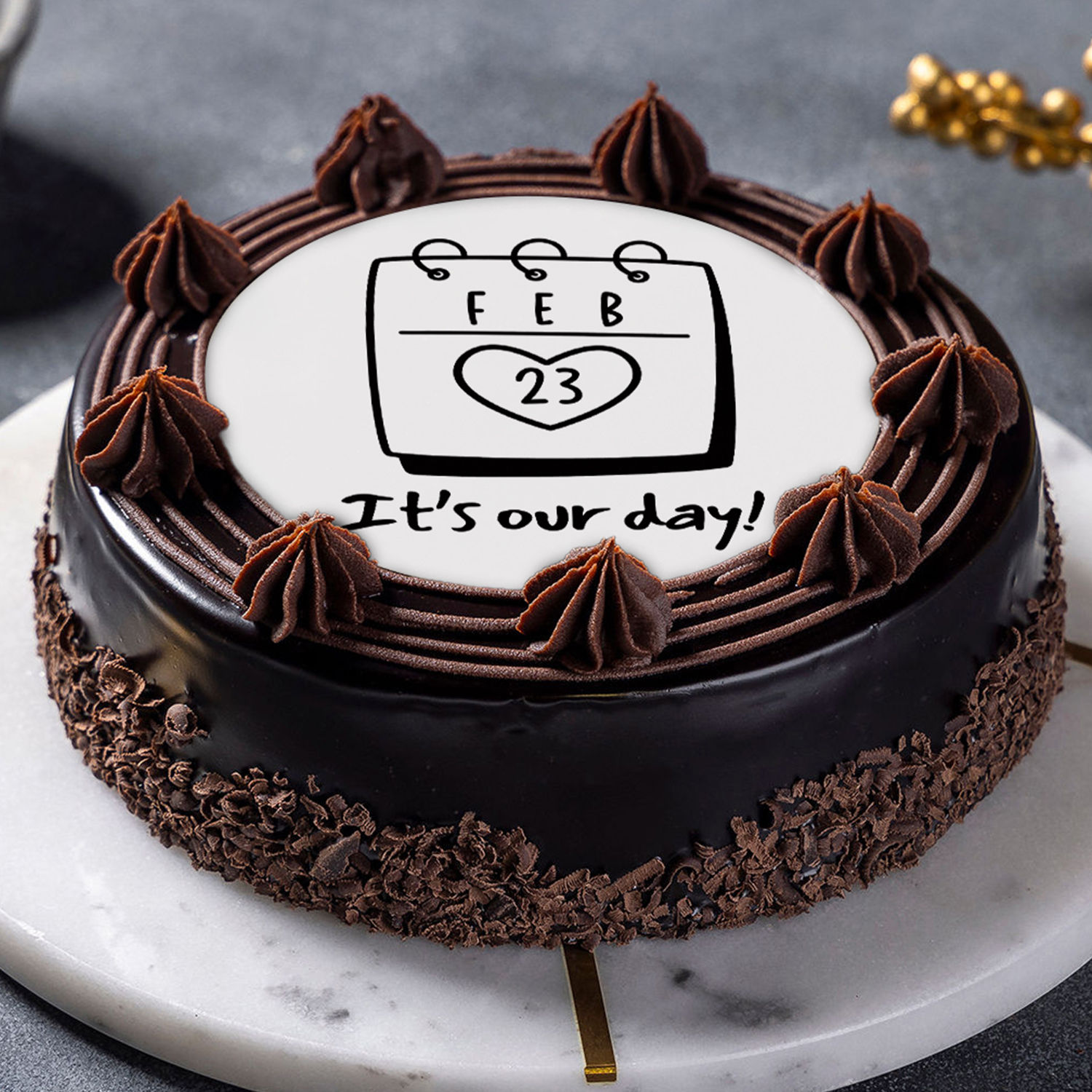 Chocolate Bento Cake For Birthday