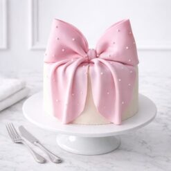 Chocolate Round Cake Elegance
