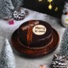 Christmas Wishes Chocolate Truffle Cake