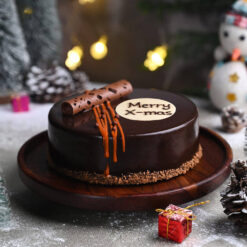 Christmas Wishes Chocolate Truffle Cake