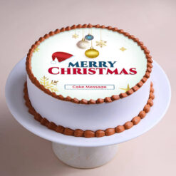 Delicious Cheerful Christmas Party Cake