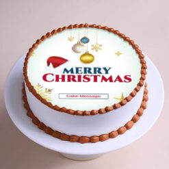 Delicious Cheerful Christmas Party Cake