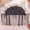 Delicious Chocolate Chips Half Cake