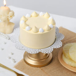 Fresh Orchids & Pineapple Cake