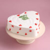 Heart-Shaped Pineapple Cake