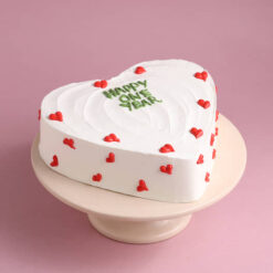 Heart-Shaped Pineapple Cake
