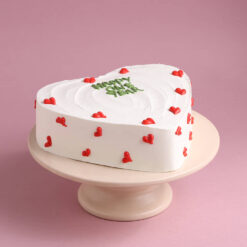 Heart-Shaped Pineapple Cake