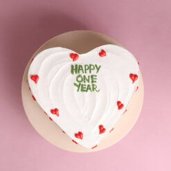 Heart-Shaped Pineapple Cake