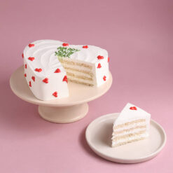 Heart-Shaped Pineapple Cake