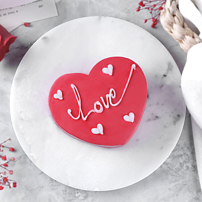 Love Spell Heart Shaped Chocolate bento Cake