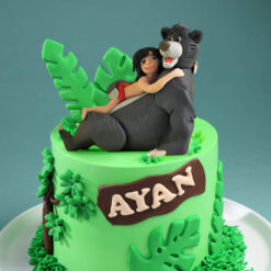 Mowgli And Baloo Jungle Cake