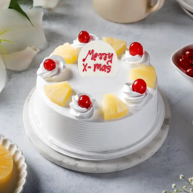 Pineapple Merry X-Mas Cake